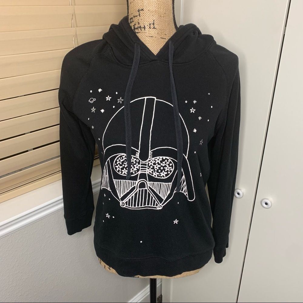 Star Wars Darth Vader Head Graphic Hoodie Sweatshirt